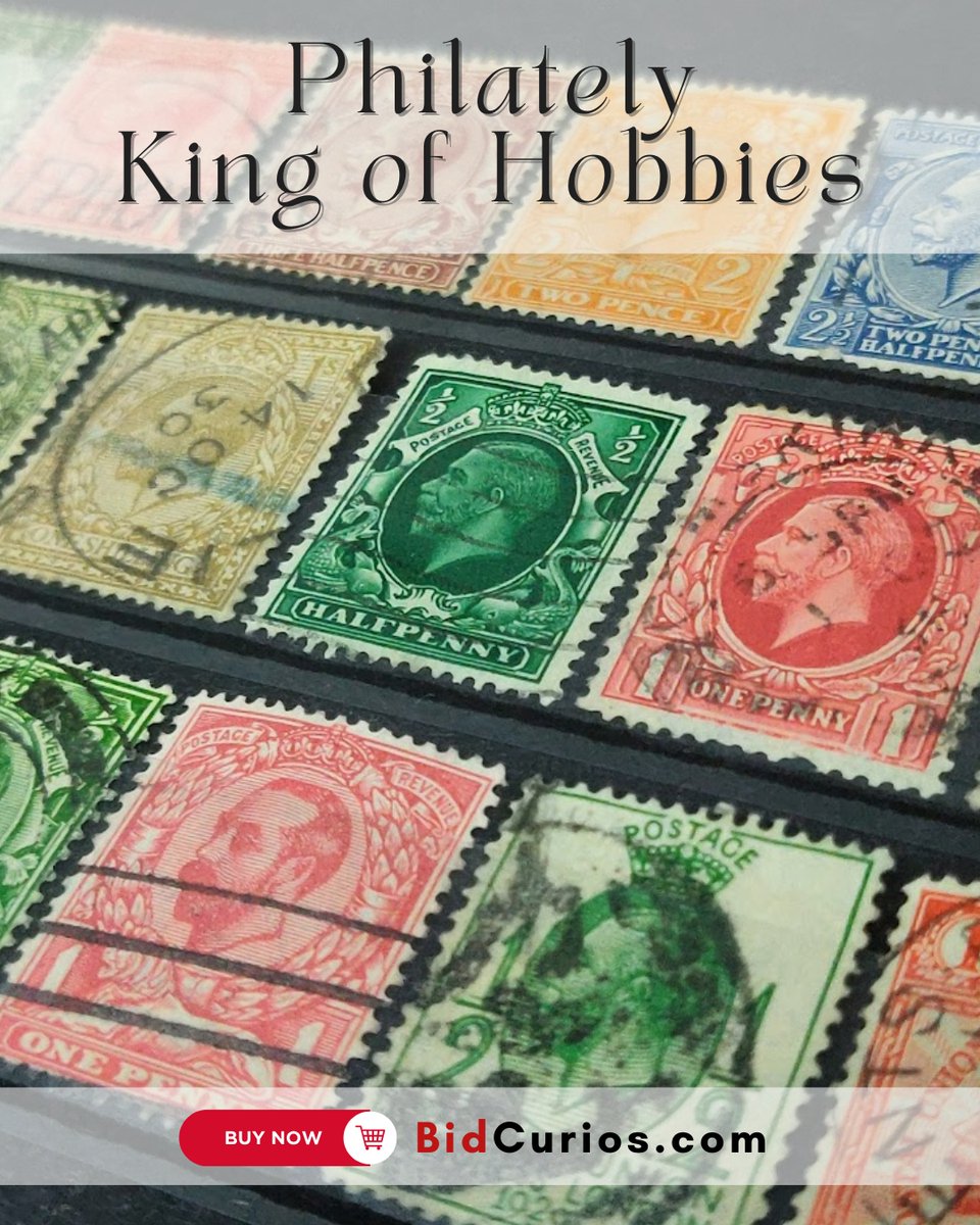 BidCurios's tweet photo. Live like a King. Start collecting stamps, the King of Hobbies. Explore stamps, covers and much more at https://t.co/Cau1S47r1o. Rekindle your old love of stamps!

#BidCurios #Stamps #Philately #PostalHistory #StampCollecting https://t.co/EWDVuiWs1P
