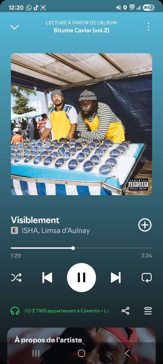 Le choix des prods sur les Bitume Caviar c'est vraiment dingo