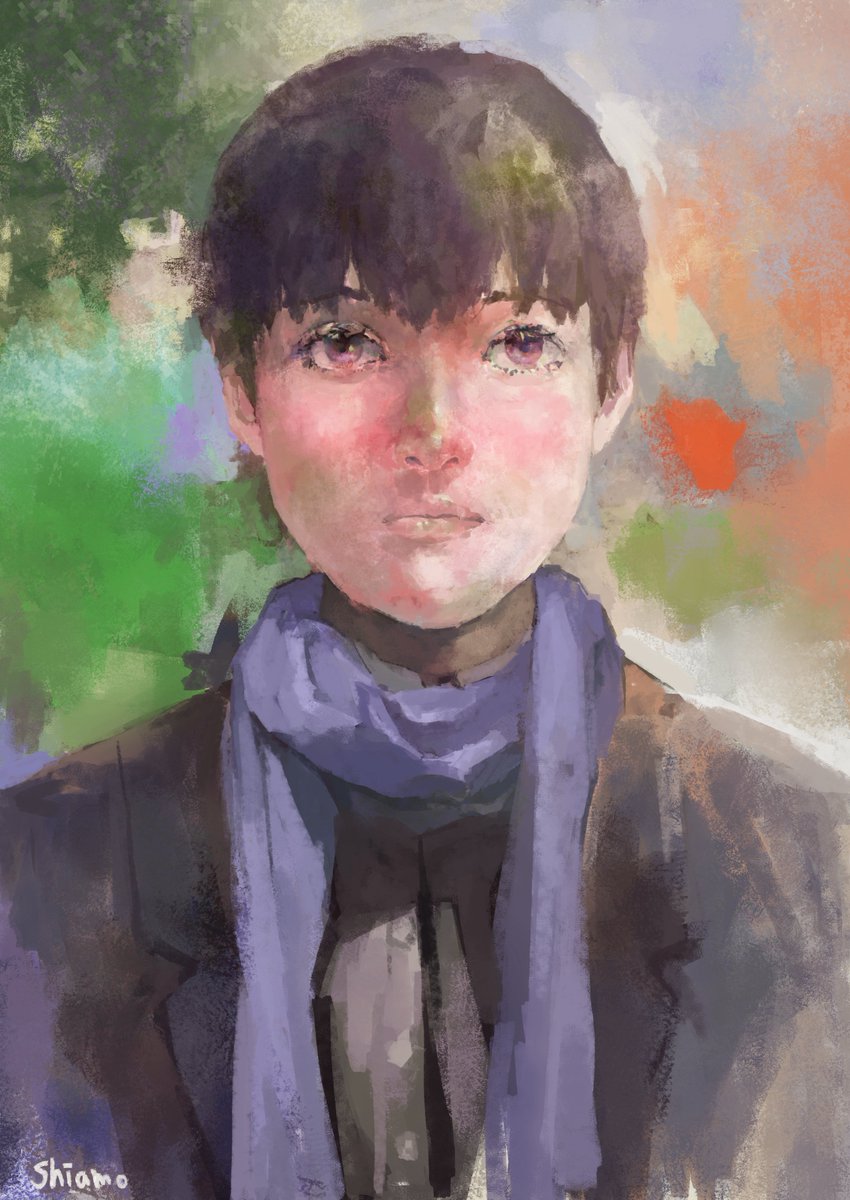 こんな感じの絵を展示します。
展示でしか見れない絵もあるのでぜひお越しください！