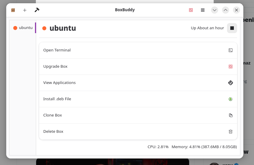 dailybarid's tweet image. and even better something called #boxbuddy , this is amazing #fedora #kinoite