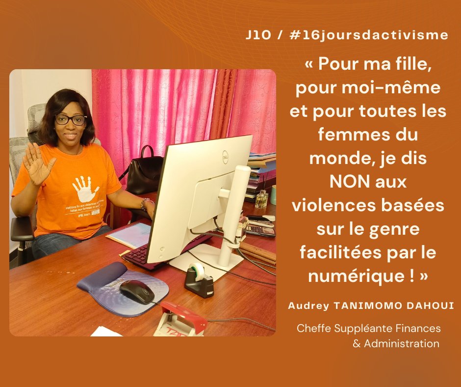 J9 &amp; J10 / #16joursdactivisme  de notre campagne contre les #VBG et #VBGFT
#stopviolenceagainstwomen #OrangezLeMonde