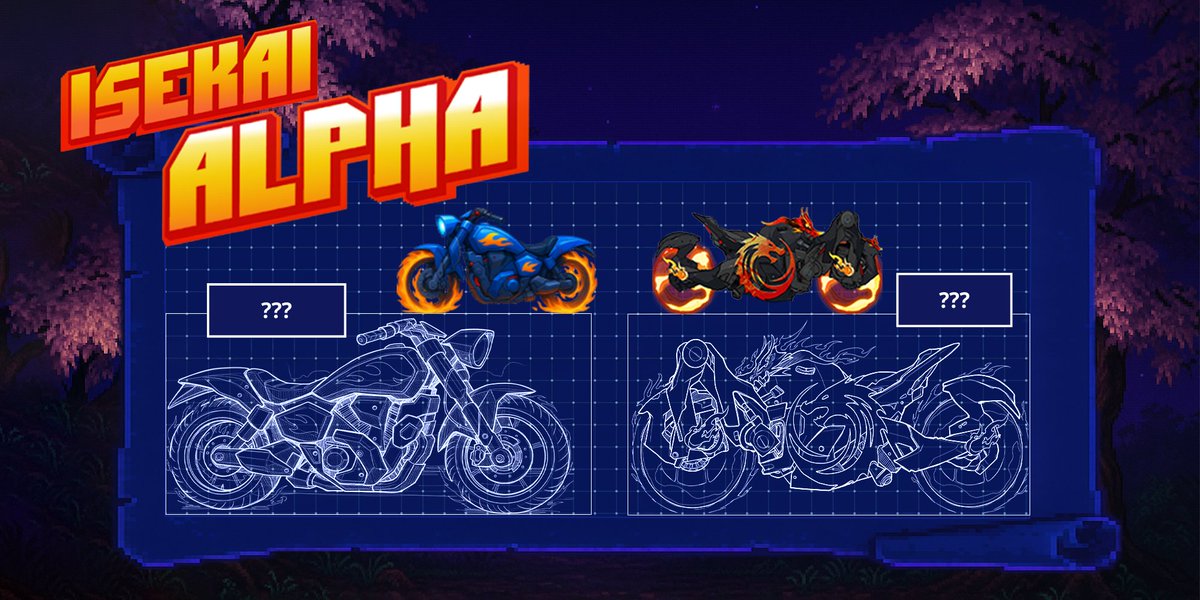isekaiblade's tweet photo. 「𝐒𝐞𝐧𝐬𝐞𝐢’𝐬 𝐐𝐮𝐢𝐜𝐤 𝐐𝐮𝐢𝐳 」#2 

👺 Today’s question is about the Isekai Blade Mounts.
Our mounts feature two ninja motorbikes but what are their correct names?

Choose wisely, ninja 🥷

A. Storm Racer & War Bike
B. Phantom Racer & Shadow Bike
C. You create your own names
D. War Racer & Storm Bike

💡 Hint: Both mounts have appeared on X before, or you can check The Isekai Scroll for clues.

🪭5 FCFS WL for the first 5 correct ninjas