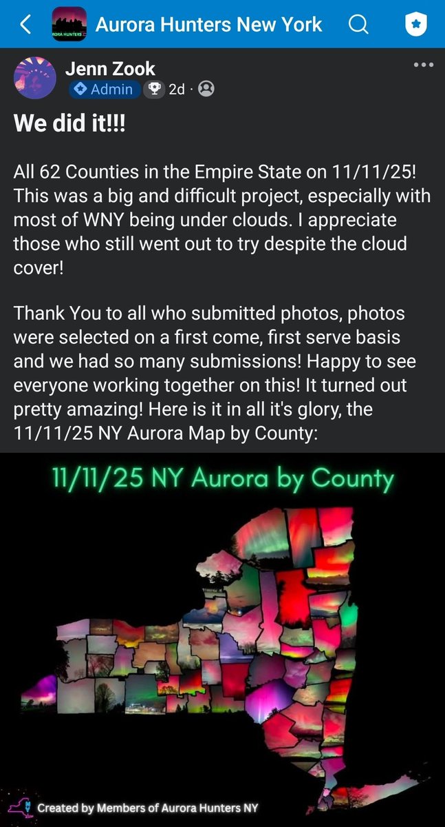 ph33rjenny's tweet image. This took over 20hrs to produce, I am very proud of it and the people who helped contribute to it. What a night that was, and now it goes down in history ❤️ #AurorahuntersNY
