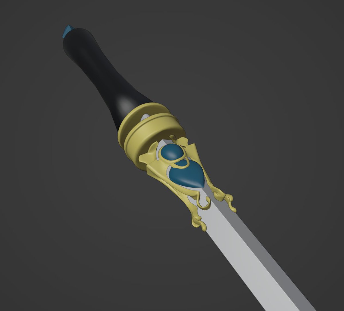 RealiumGames's tweet photo. OC wand modelling. https://t.co/g3zmv09yxM