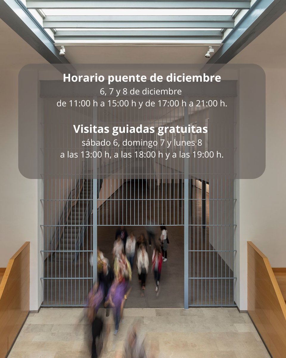 🔴¿Buscas planes culturales para pasar el puente de diciembre?

Te esperamos en el DA2 para descubrir las exposiciones temporales que ocupan nuestras salas.