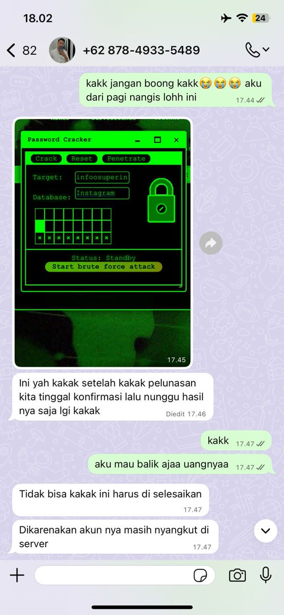 naluvieu's tweet photo. HELP RETWEET PENIPU‼️‼️
Temen aku barusan ditipu sama jasa pemulihan akun. hati hati dia punya banyak akun!!! jahat bgt jumat2 nipu orang

X: @reinaaasha alias RATU JASA (di akunnya punya banyak akun pemulihan jasa)
WA: 087849335489 &amp; 088270964990 https://t.co/O1ZGK9SmkS