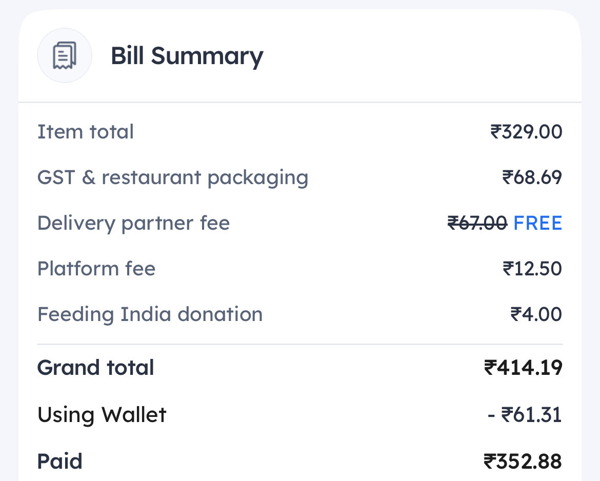 Dignified_Prity's tweet photo. Why is the feeding india donation mandatory on zomato? And before you say anything, it is added by default and isn’t optional by any chance, as you do not give us an option to opt out. 

Shouldn’t this be a customer’s choice &amp; not be forced on anyone? 
@zomato @zomatocare https://t.co/TldDScHLLW