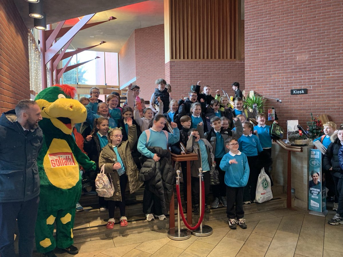 More than 350 children from our schools are at  ⁦<a href="/LyricBelfast/">Lyric Theatre Belfast</a>⁩ for a performance of A Christmas Carol with Dan Gordon &amp; Co ⁦<a href="/BBCNewsNI/">BBC News NI</a>⁩ ⁦<a href="/irish_news/">The Irish News</a>⁩ ⁦<a href="/News_Letter/">Belfast News Letter</a>⁩ ⁦<a href="/BelTel/">Belfast Telegraph</a>⁩ ⁦<a href="/RayHaydenAW/">Ray Hayden</a>⁩ ⁦<a href="/mukeshji147/">Mukesh Sharma MBE DL</a>⁩ ⁦<a href="/AlMcDonnellSB/">Alasdair McDonnell</a>⁩
