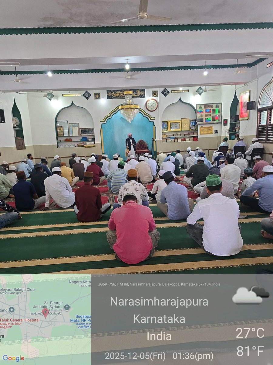 B.Ed ವ್ಯಾಸಂಗ ಮಾಡುತ್ತಿರುವ ಅಲ್ಪಸಂಖ್ಯಾತರ ಸಮುದಾಯದ ವಿದ್ಯಾರ್ಥಿಗಳಿಗೆ ಪ್ರೋತ್ಸಾಹ ಧನಕ್ಕೆ ಅರ್ಜಿ ಆಹ್ವಾನಿಸಿರುವ ಬಗ್ಗೆ ಮಸೀದಿಯಲ್ಲಿ ಅನೌನ್ಸ್ಮೆಂಟ್ ಮಾಡಿಸಲಾಯಿತು 
<a href="/DOMGOK/">Department of Minority Welfare, Govt of Karnataka</a> <a href="/BZZameerAhmedK/">B Z Zameer Ahmed Khan</a> <a href="/ZP_Chikmagalur/">Chikkamagaluru Zilla Panchayat</a> <a href="/KMDCHO/">KMDC</a>
<a href="/MOMAIndia/">Ministry of Minority Affairs</a> <a href="/TDRajegowda/">T.D Rajegowda</a>