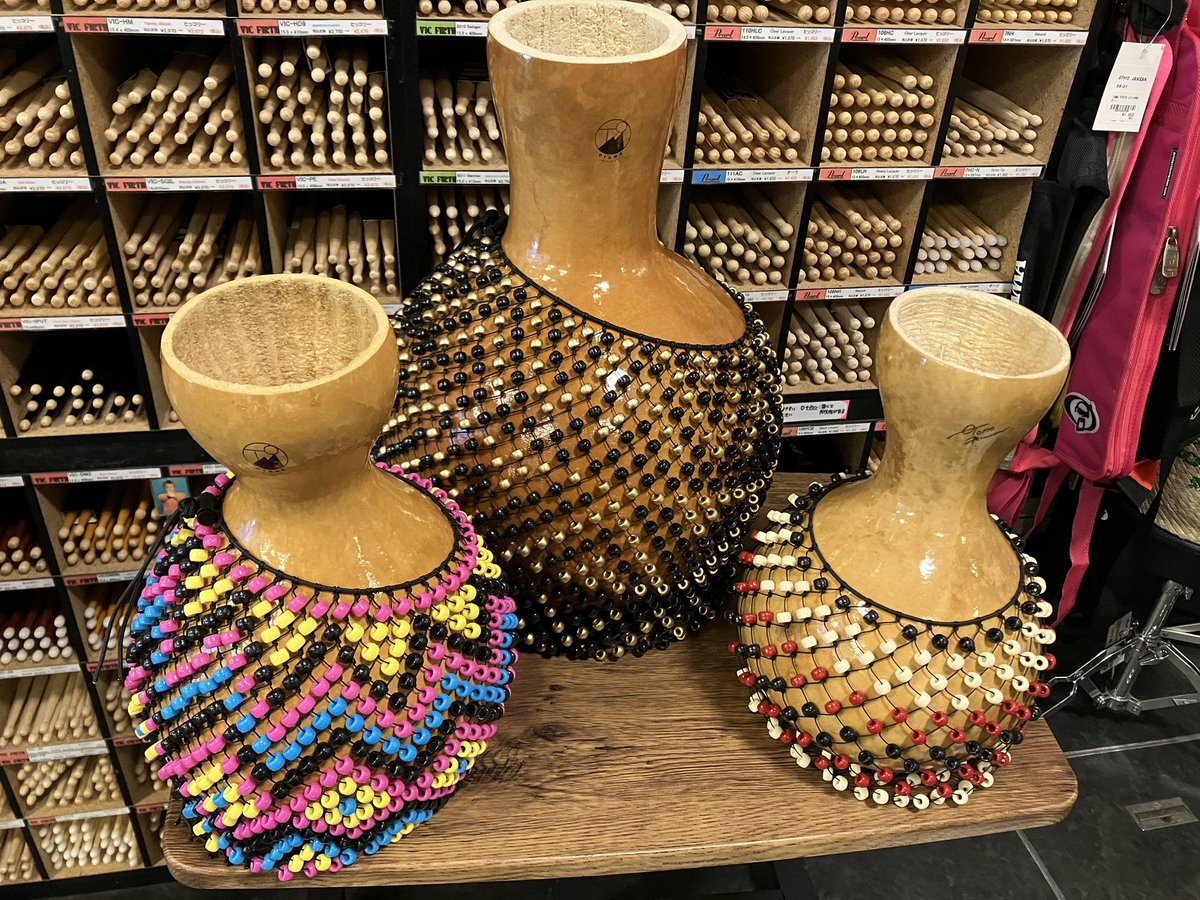 シェケレ　　天然瓢箪 初入荷以来、プロの皆様に特に人気の日本製シェケレ専門ブランド