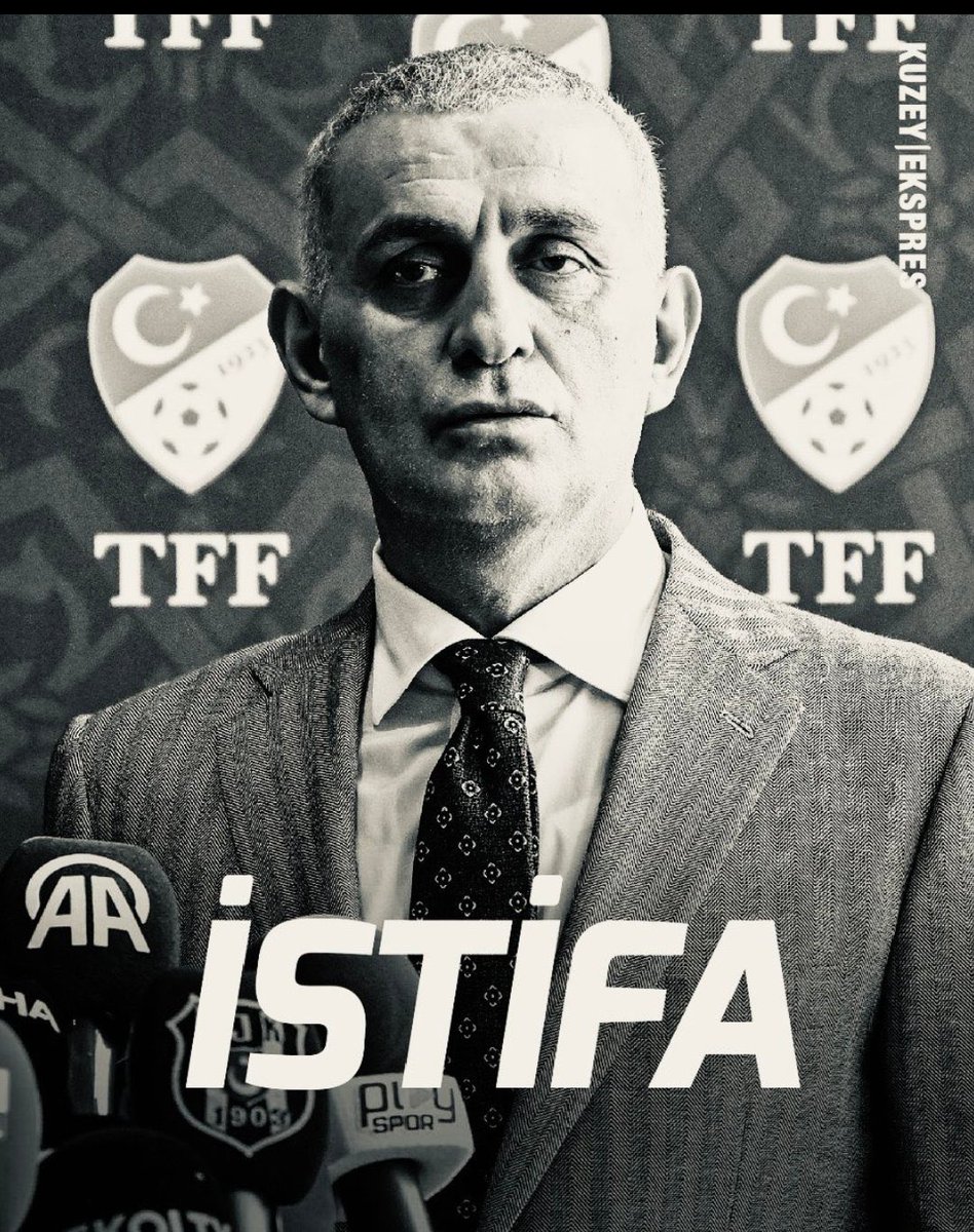 İbrahim Hacıosmanoğlu İSTİFA.   Paylaş paylaştır #TFFistifa ‼️