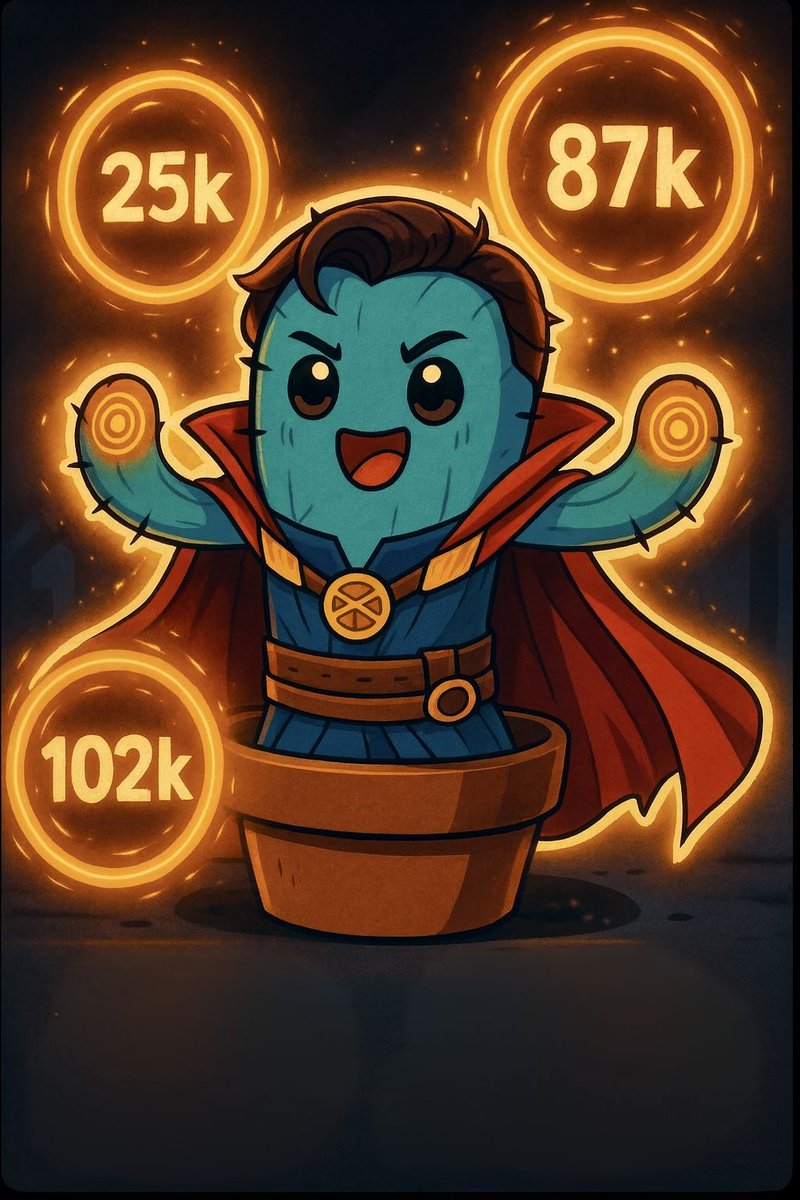 Louis has been to every timeline… and you buy the dip in every single one. 🌵📈
The multiverse always rewards the brave. 🦸 
#unhuggable #Louisthecactus