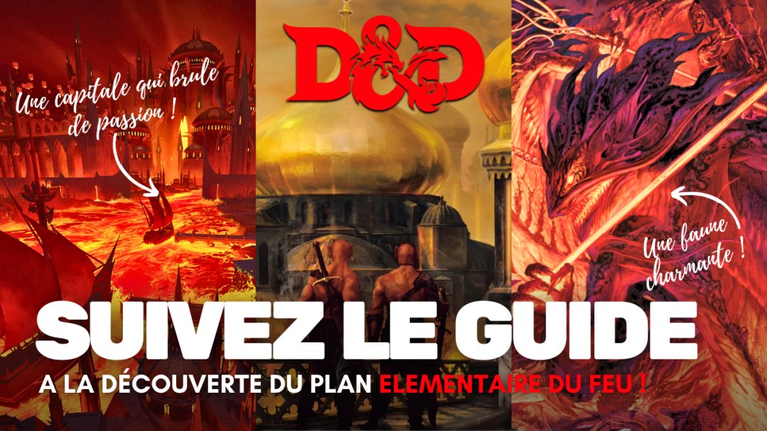 Coucou 👋,
Aujourd'hui, je vous propose de devenir votre guide à travers l'univers et la cosmologie de Donjons&amp;Dragons dans un nouveau concept : "Suivez le guide" !

Préparez-vous à parcourir le plan élémentaire du feu !
youtu.be/ojdqPbzJe3Q

#rpg #jdr #dnd #5e