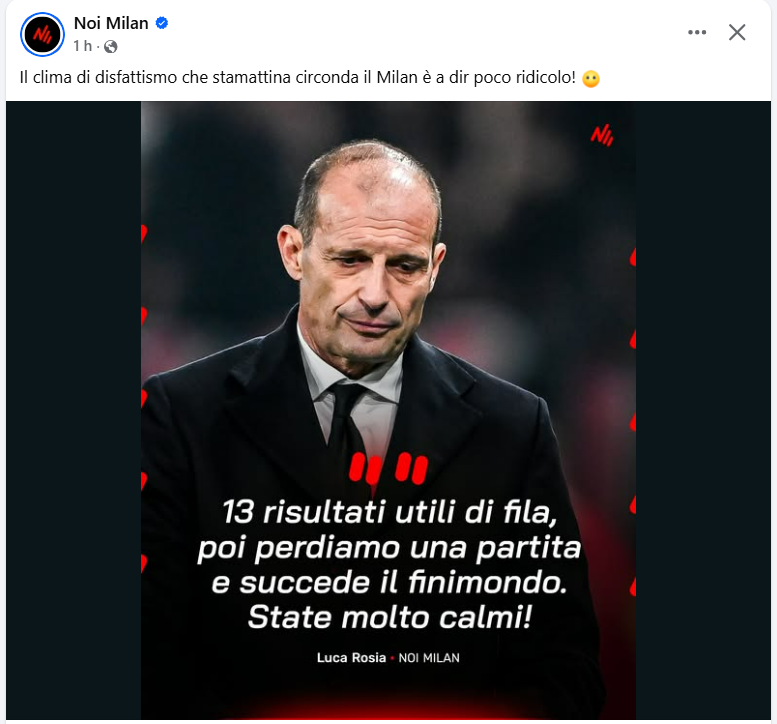 MicheleCdp87's tweet photo. A tutti i #tifosi disfattisti e a quella (pseudo)#stampa che era al varco, da agosto, ad attendere una sconfitta del #Milan, ricordo che NON siamo perfetti, NON siamo i più forti, ma i numeri dicono, in 16 #partite:

 🟢Dieci vittorie;
🟡 Quattro pareggi;
🔴Due sconfitte. https://t.co/Z8NmwZFMJ3