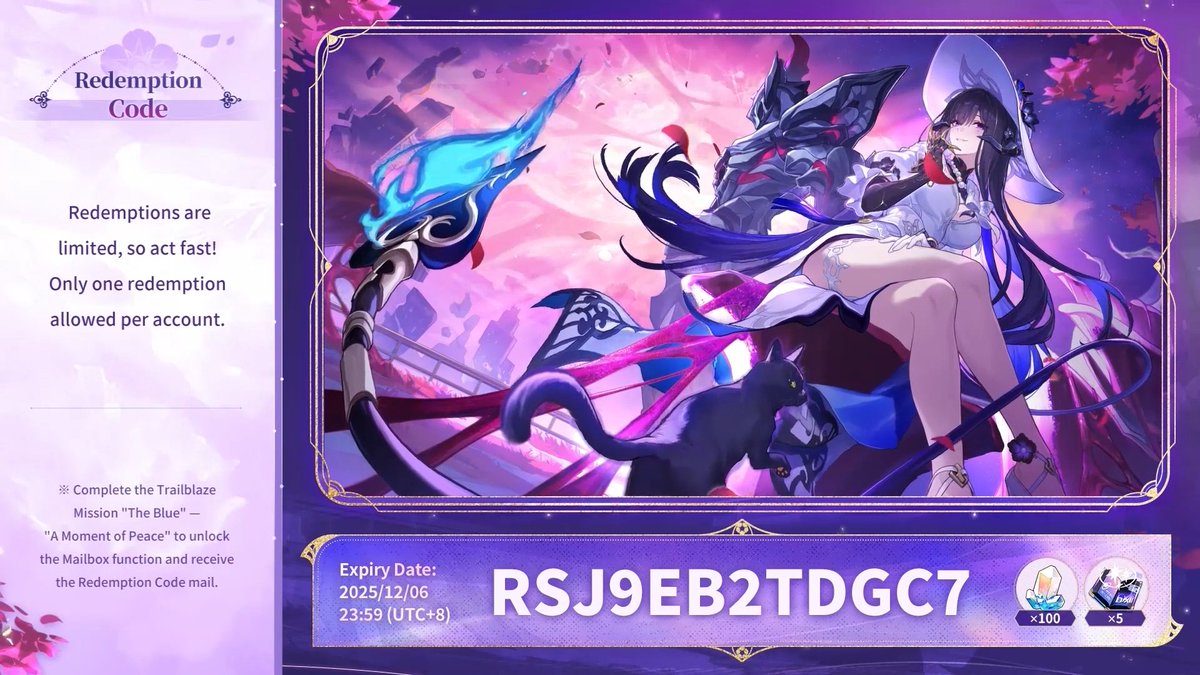 Honkai Star Rail codes tweet media