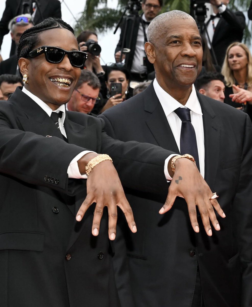 sk_bongomin93's tweet image. Wait so Denzel Washington is Asap Rocky's dad all this while??🤯🙆🙌