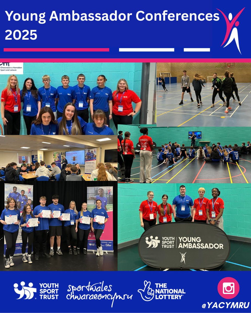 YACymru's tweet image. Our Welsh Young Ambassador Conference Road Trip is complete! 🎉 Huge thanks to our hosts, @sportwales, and @LottoGoodCauses for your support. And to our AMAZING Young Ambassadors and their LA team – keep inspiring, influencing, leading &amp;amp; mentoring! 💚