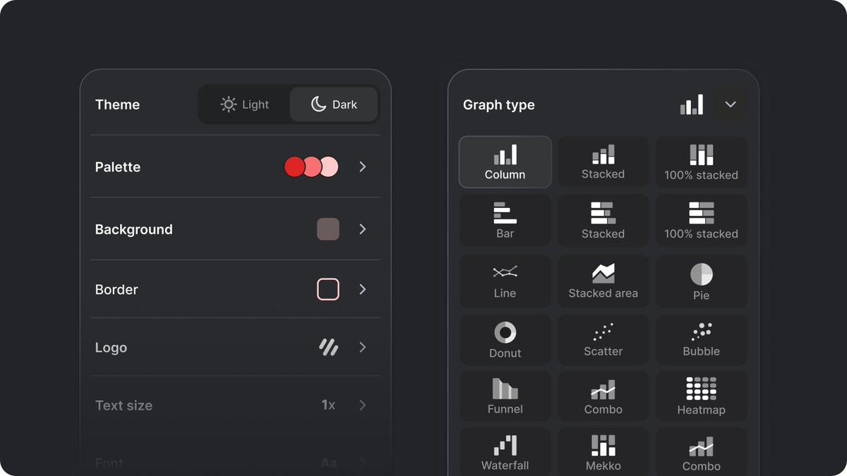 Design details: graph editor panels
