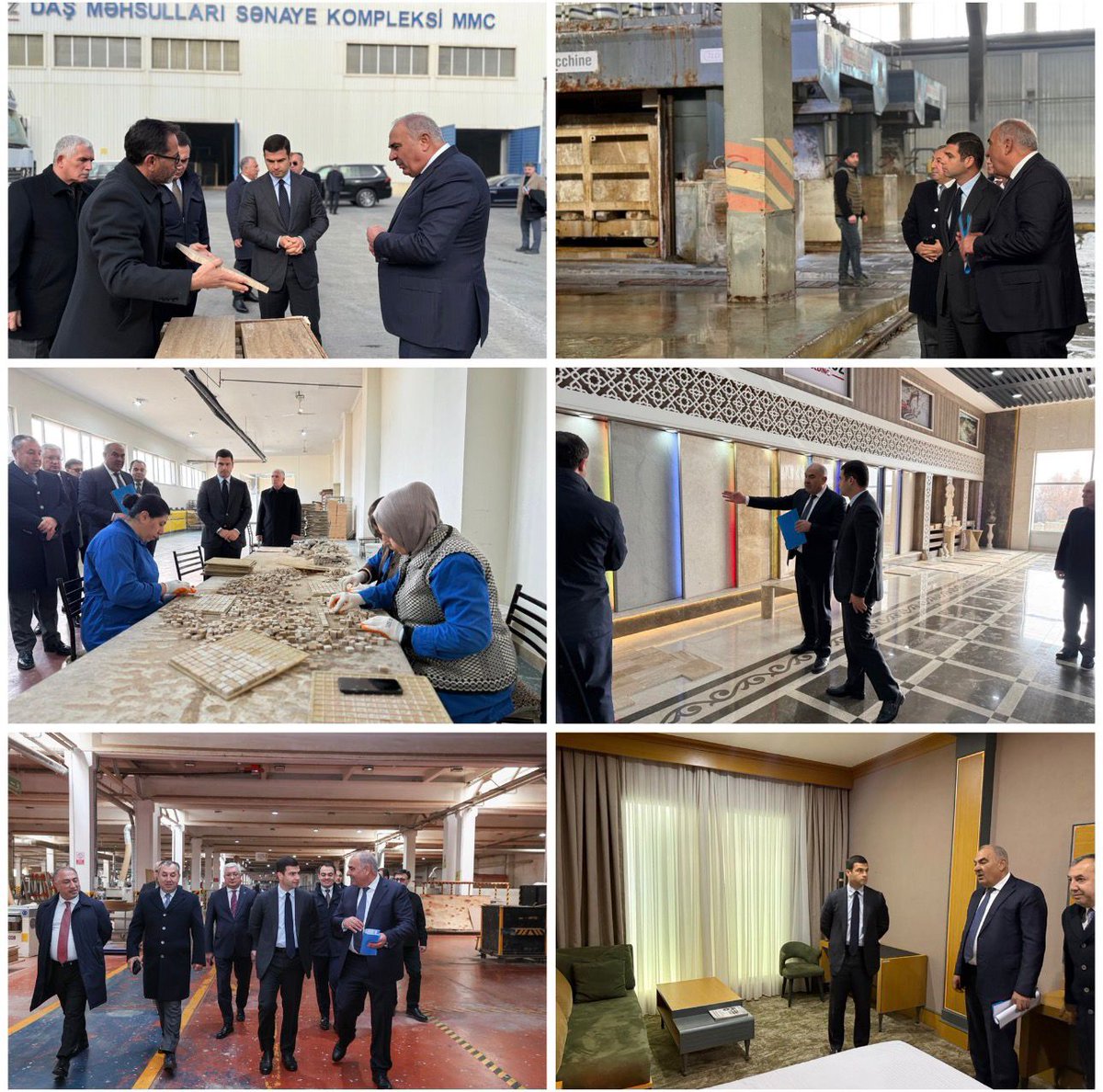 Azərbaycan KOBİA sədri cənab Orxan Məmmədov, Naxçıvan MR proqramı çərçivəsində Arkoz Holdinqə məxsus Daş Məhsulları Sənaye Kompleksi və Bellissa mebel istehsalı müəssisələrimizi ziyarət etdi.

#arkoz #arkozholdinq #arkozmarble