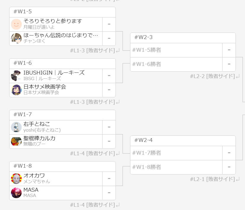 【配信開始】
第77回 GBVSR 家庭用オンライン大会「金曜だから夜更かし」21時から始まります！

初戦は
ねう"ぁさ
VS
桜花

▼部屋ID
890816

▼トーナメント
tonamel.com/competition/OW…

▼配信先
twitch.tv/yumegiwahatake