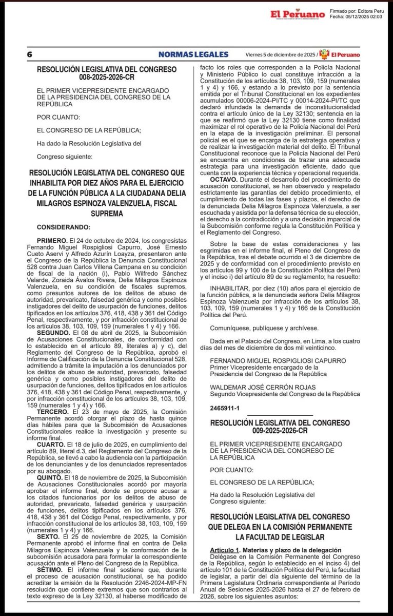 El golpe final a Delia Espinoza.