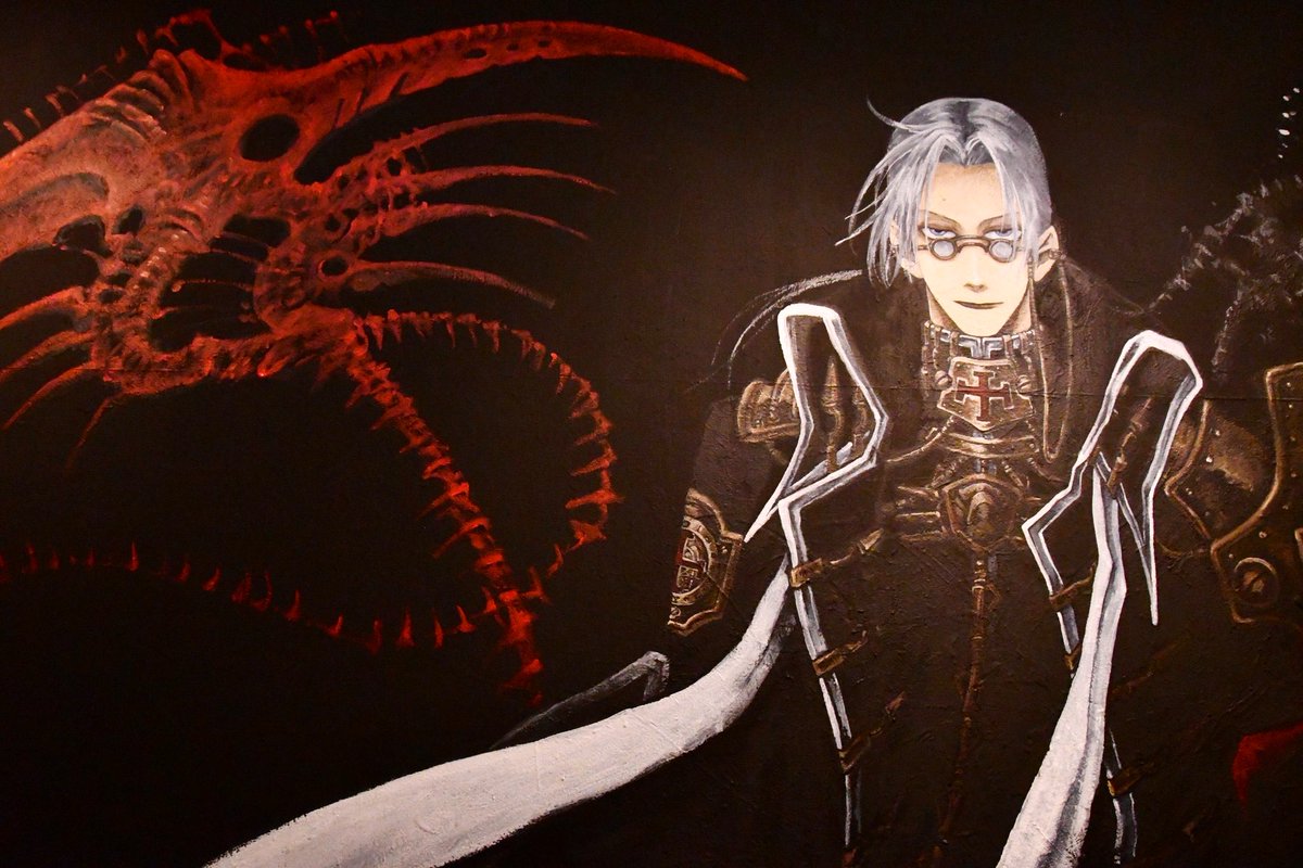 Trinity Blood] THORES Shibamoto's hand-painted mural! My hand
