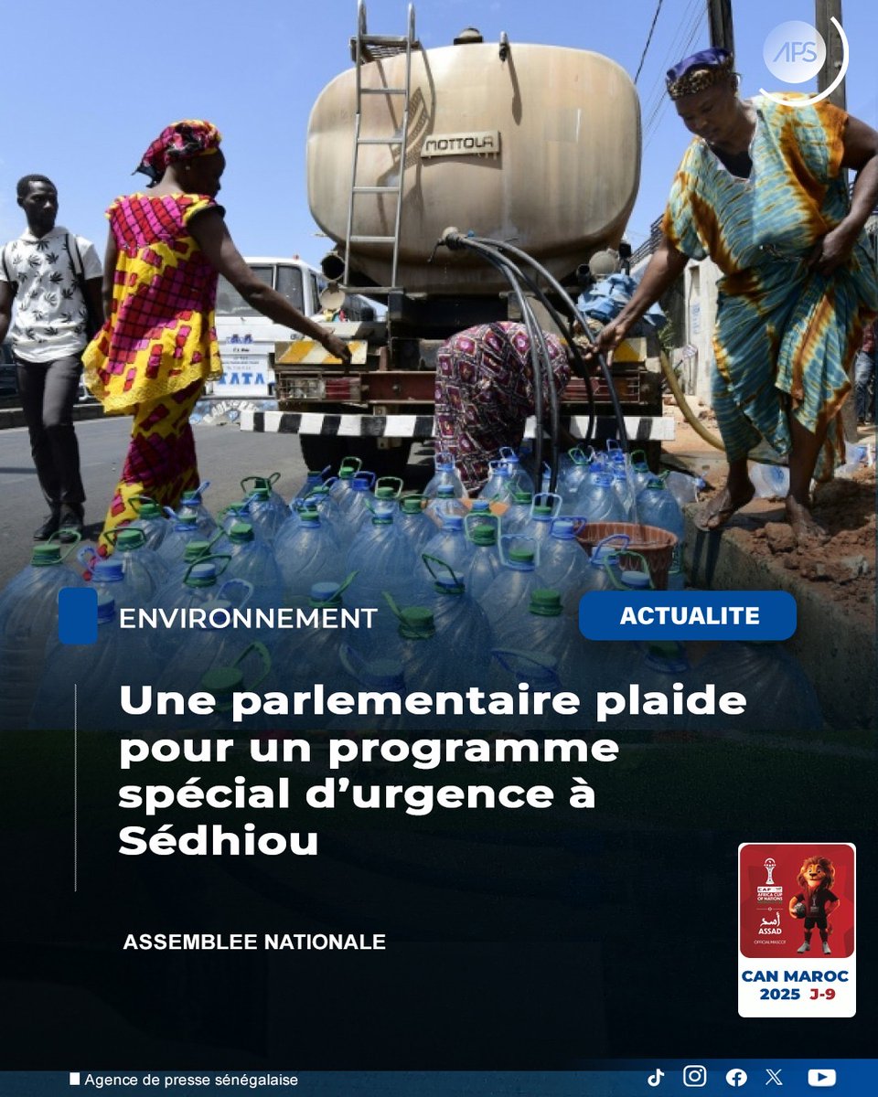 La députée, Ndèye Fatou Mané a plaidé, vendredi, à l’hémicycle en faveur d’un programme spécial d’urgence visant à garantir l’accès à l’eau potable pour tous les habitants du département Sédhiou (sud) où plusieurs villages n’ont pas un accès régulier à l’eau.