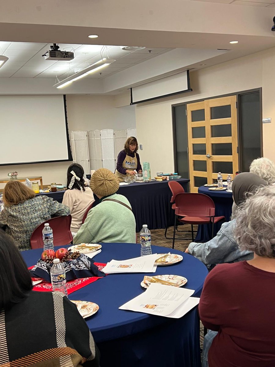 ATFAmd's tweet photo. From 🇹🇷Türkiye to 🇦🇿Azerbaijan to 🇺🇸America, this semester's International Cooking Class series brought flavors from around the world to our table. Next one is Ukraine. 

Here’s a look at our latest session: American Cuisine; pulled chicken, pecan pie, and plenty of joy. https://t.co/4ETsvCiuAE