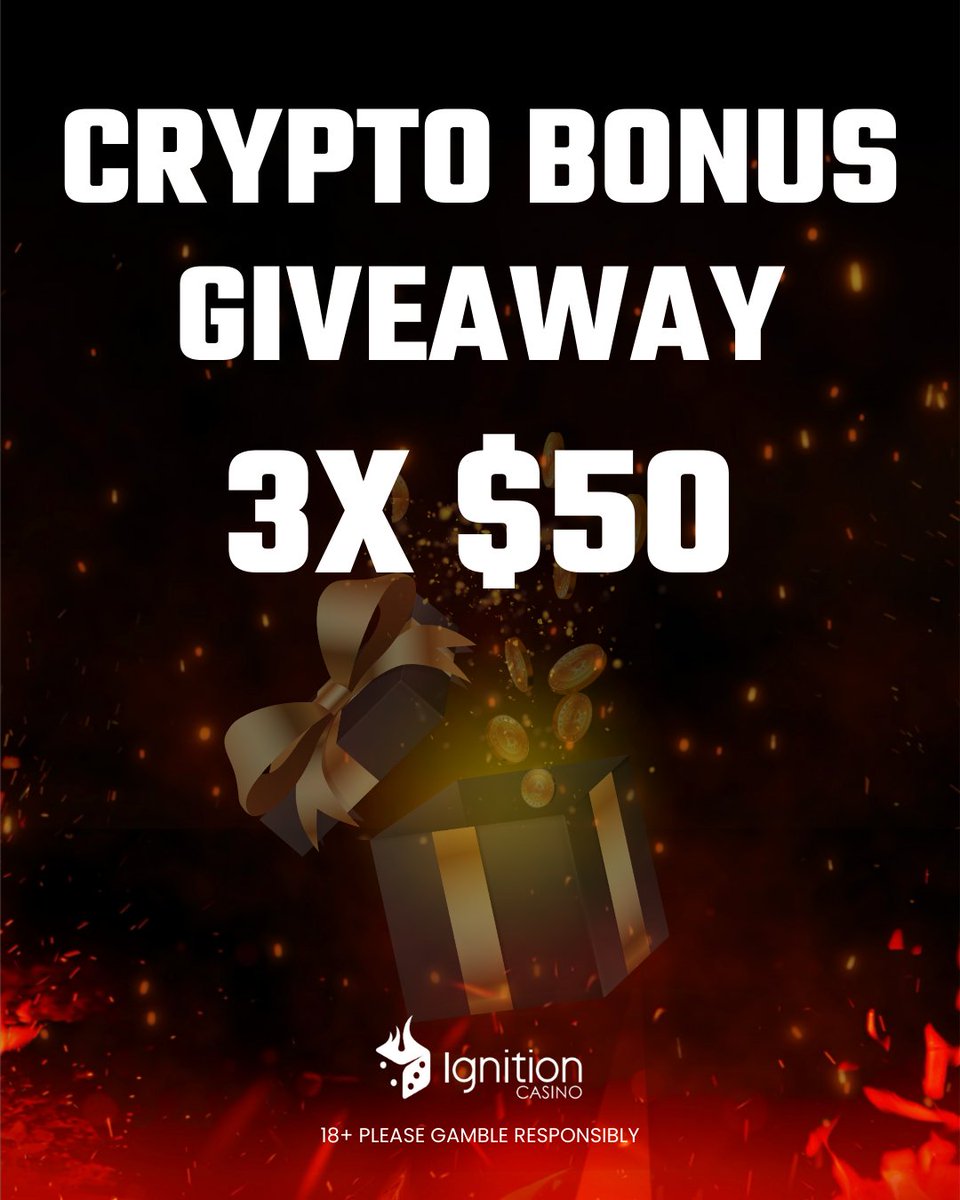 IgnitionCasino's tweet photo. 🙏 CRYPTO BONUS GIVEAWAY! 🙏

For a chance of being one of THREE $50 winners:

- Follow us ✅
- Comment what your favorite meal is 🍱 🌮
- Bonus entry for extra comments and for sharing to story 👀

Winner chosen Tuesday December 16!

To claim, you need to be 18+, USA based and have deposited into your Ignition account in the past 7 days.

Good luck! 🤞

#giveaway #crypto