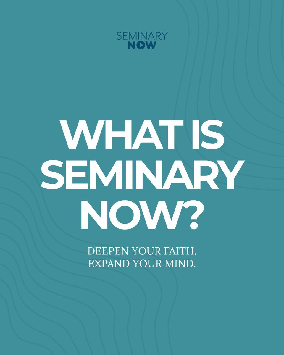 Seminary Now tweet media
