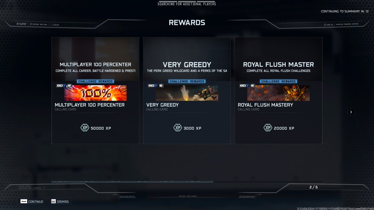 CrystalEdits's tweet image. 100% Multiplayer ✅ 100% Endgame✅ Genesis ✅ 1x Nuke ( legit ) ✅ ( sadly it did not show the Calling Card for my last 2 kills but it was a nice shot :)