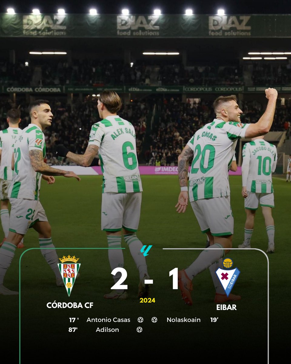 Sent_Cordobe's tweet image. 🏟️Último partido entre Córdoba y Eibar en el Arcángel✅