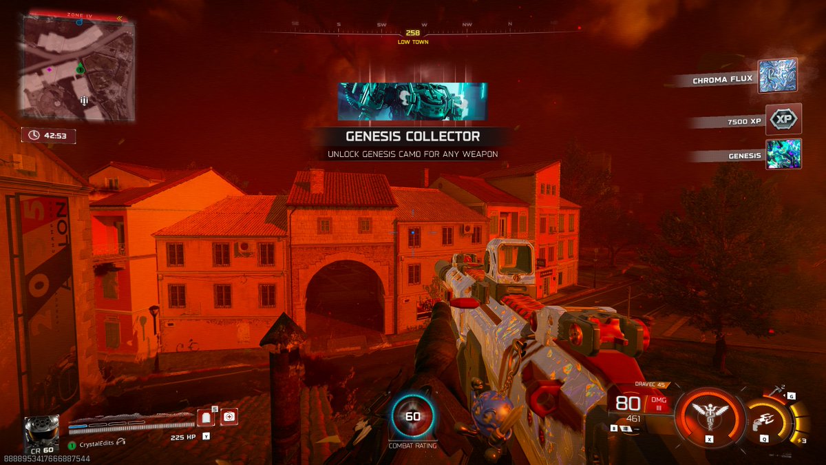 CrystalEdits's tweet image. 100% Multiplayer ✅ 100% Endgame✅ Genesis ✅ 1x Nuke ( legit ) ✅ ( sadly it did not show the Calling Card for my last 2 kills but it was a nice shot :)