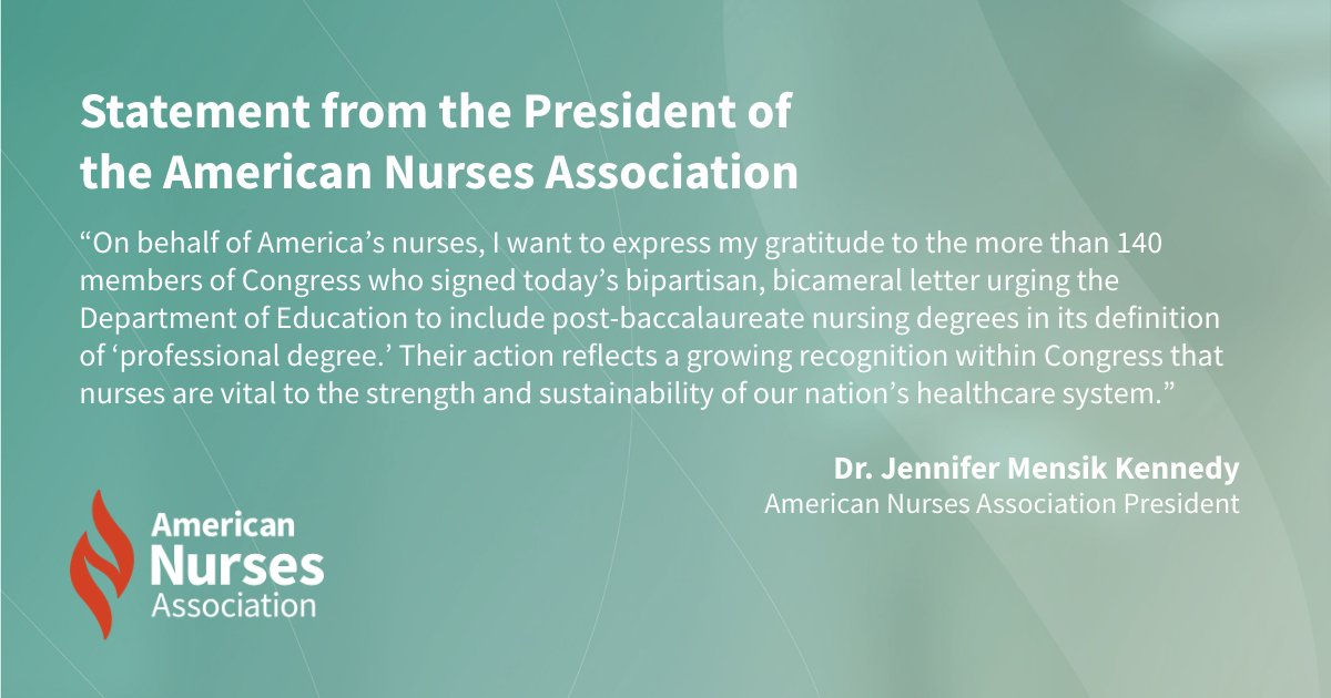 American Nurses Association tweet media