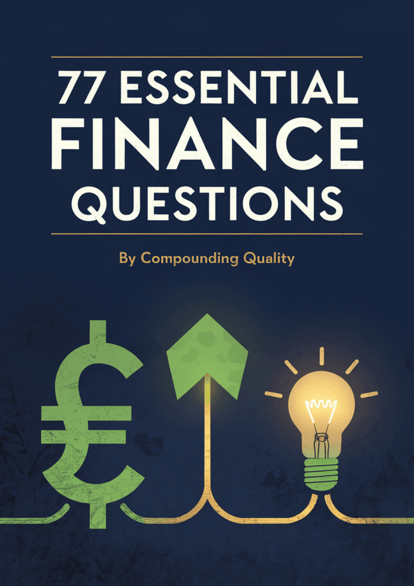 QCompounding's tweet image. The key to success?

Asking the right questions.

Here are 77 Essential Finance Questions: