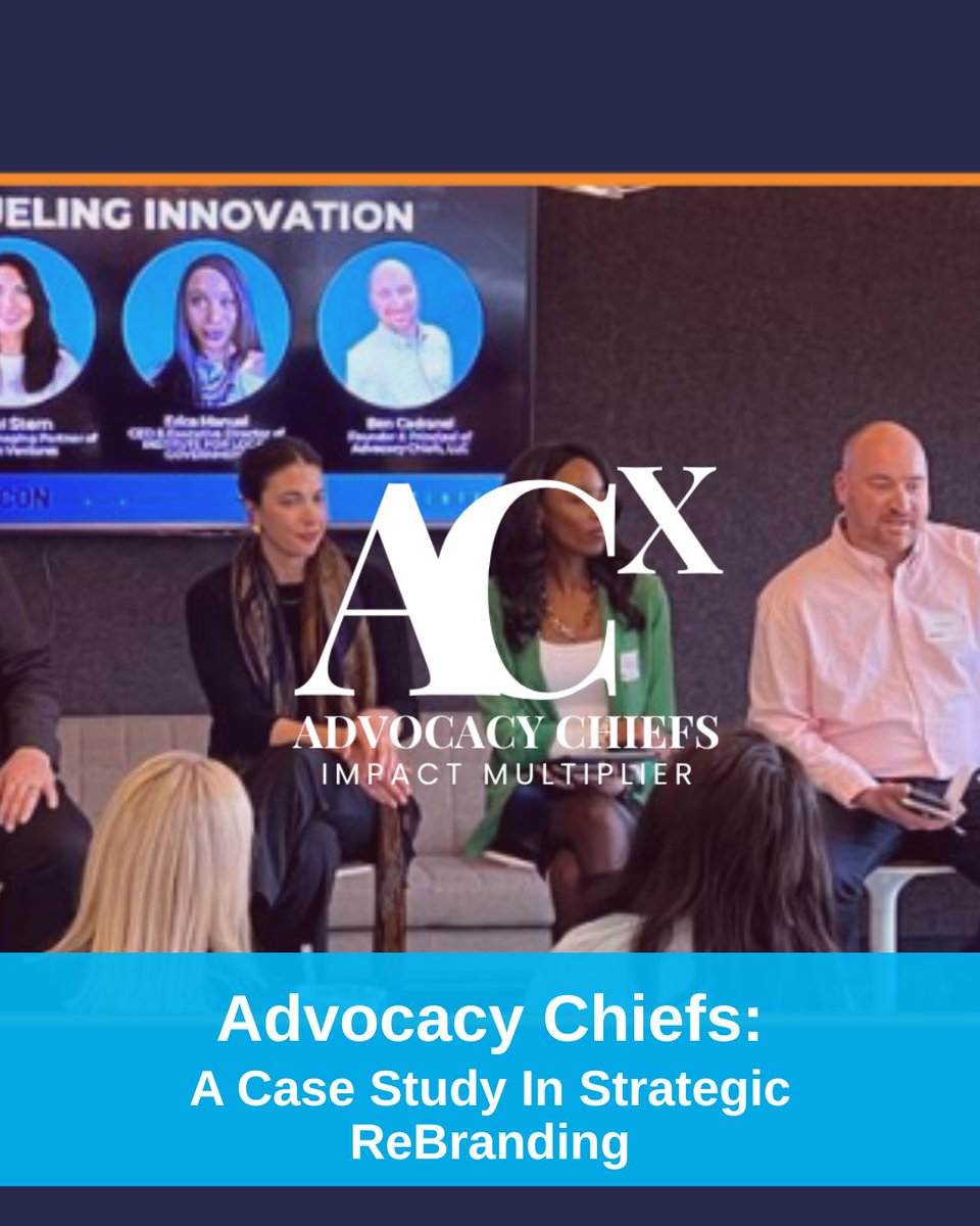 We rebranded Advocacy Chiefs as the "Impact Multiplier." See how our strategic rebrand—featuring the ACX logo and dual-tone colors—repositioned the firm to serve both government and tech startups. 💡

Read the case study: loom.ly/1C9Bf8A