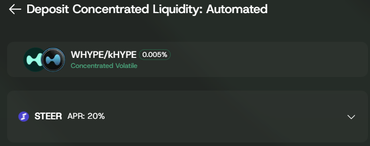 RealDoctorSatan's tweet photo. 20% APR on WHYPE/kHYPE via @steerprotocol 

Short the same amount of $Hype as in the pool and get ~15% APR without risks https://t.co/CtcQFwaIOC