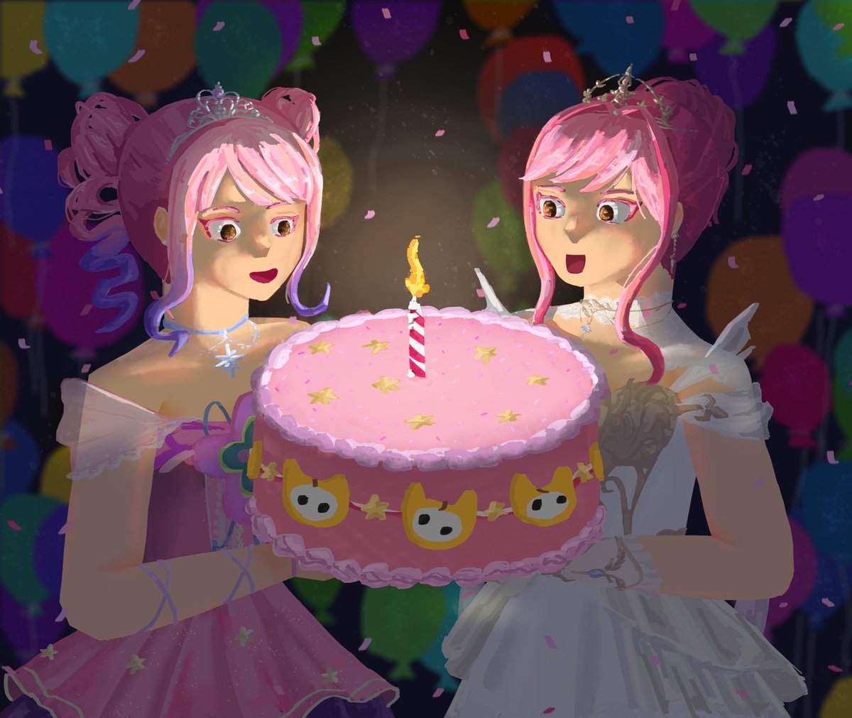 NothingSquid's tweet photo. Happy Birthday!🎈🎂
#InfinityNikkiBloomingWishes #InfinityNikki https://t.co/DapASHjKqG