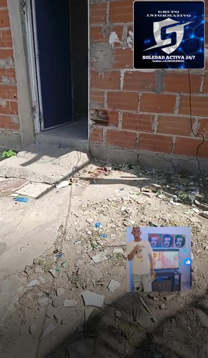 Noticosta's tweet image. Homicidio con arma de fuego en calle 68 con carrera 14, barrio Cuchilla de Villate (Barranquilla). La víctima fue identificada como Mairon de la Hoz.
Policía realiza investigación del hecho.