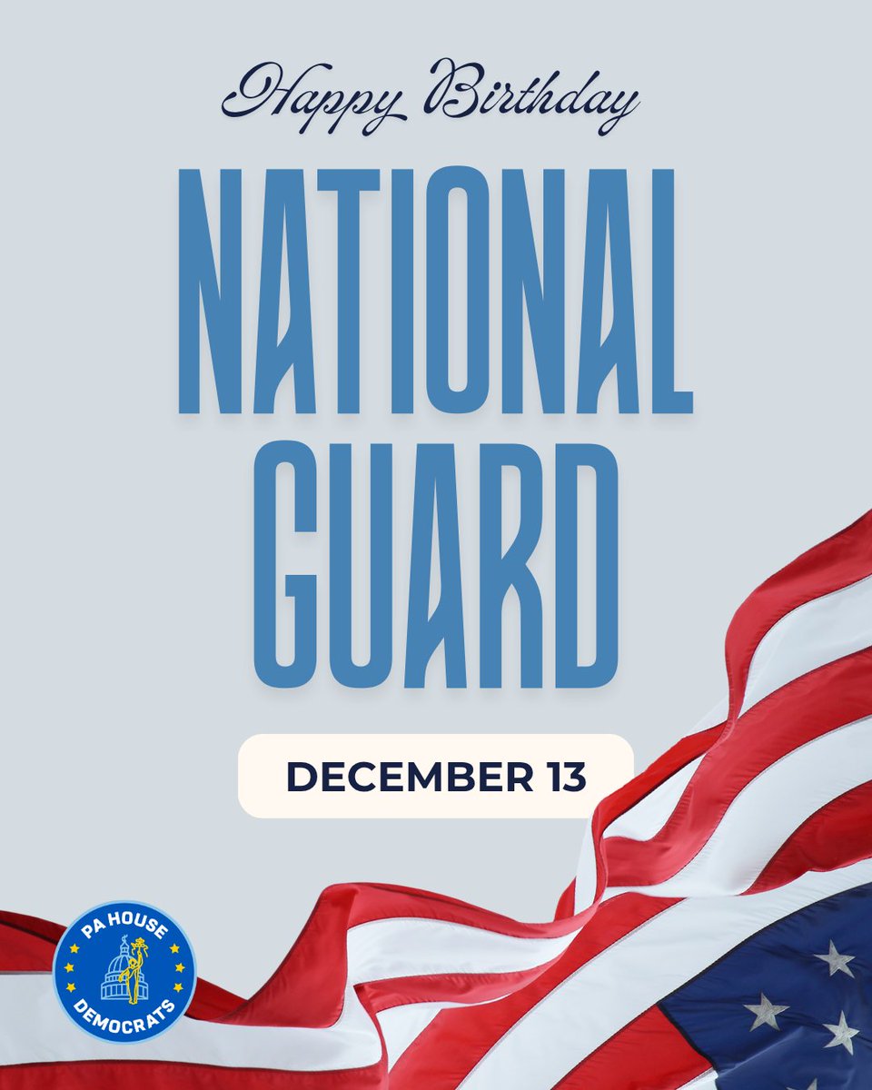 Today we honor centuries of courage and community service by the National Guard. Your dedication keeps our nation safe