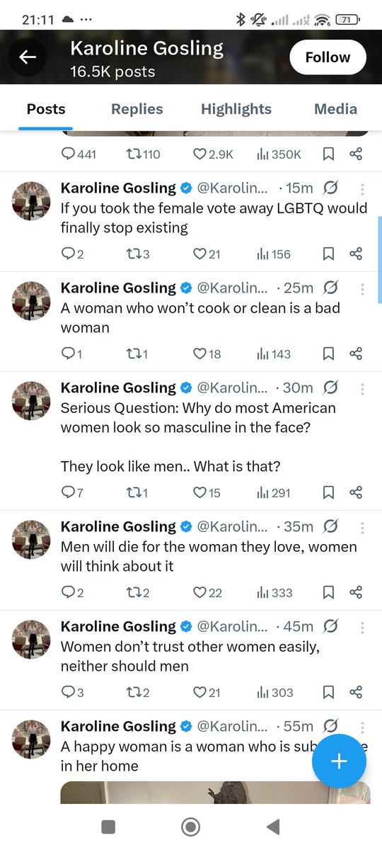 VladeemeerS's tweet photo. @KarolineGosling What a nice bot page trying to milk insecure men. Good luck, you are in the right place for cheap platitudes https://t.co/Z62JjI6rTb