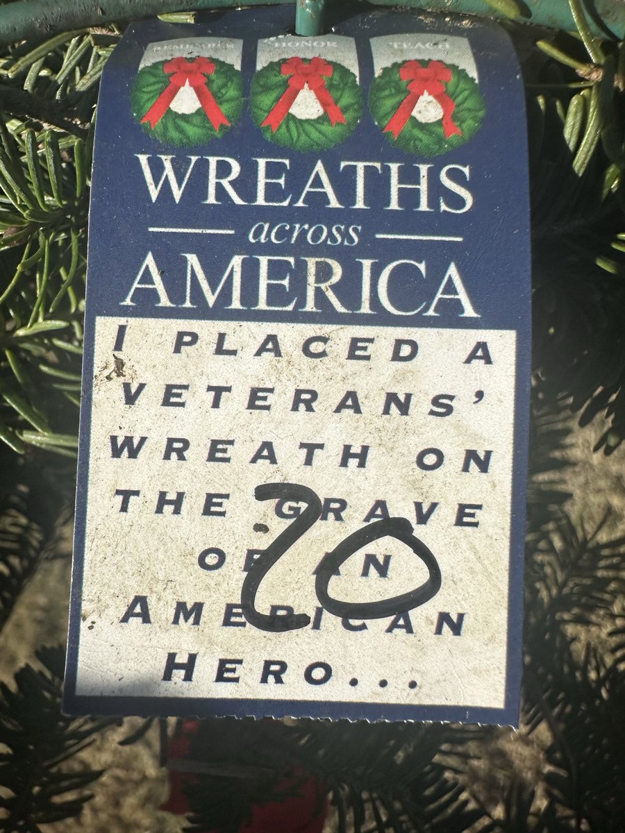 Beautiful day to celebrate and remember.  Great event at DFW National cemetery for families day as part of Wreaths Across America!