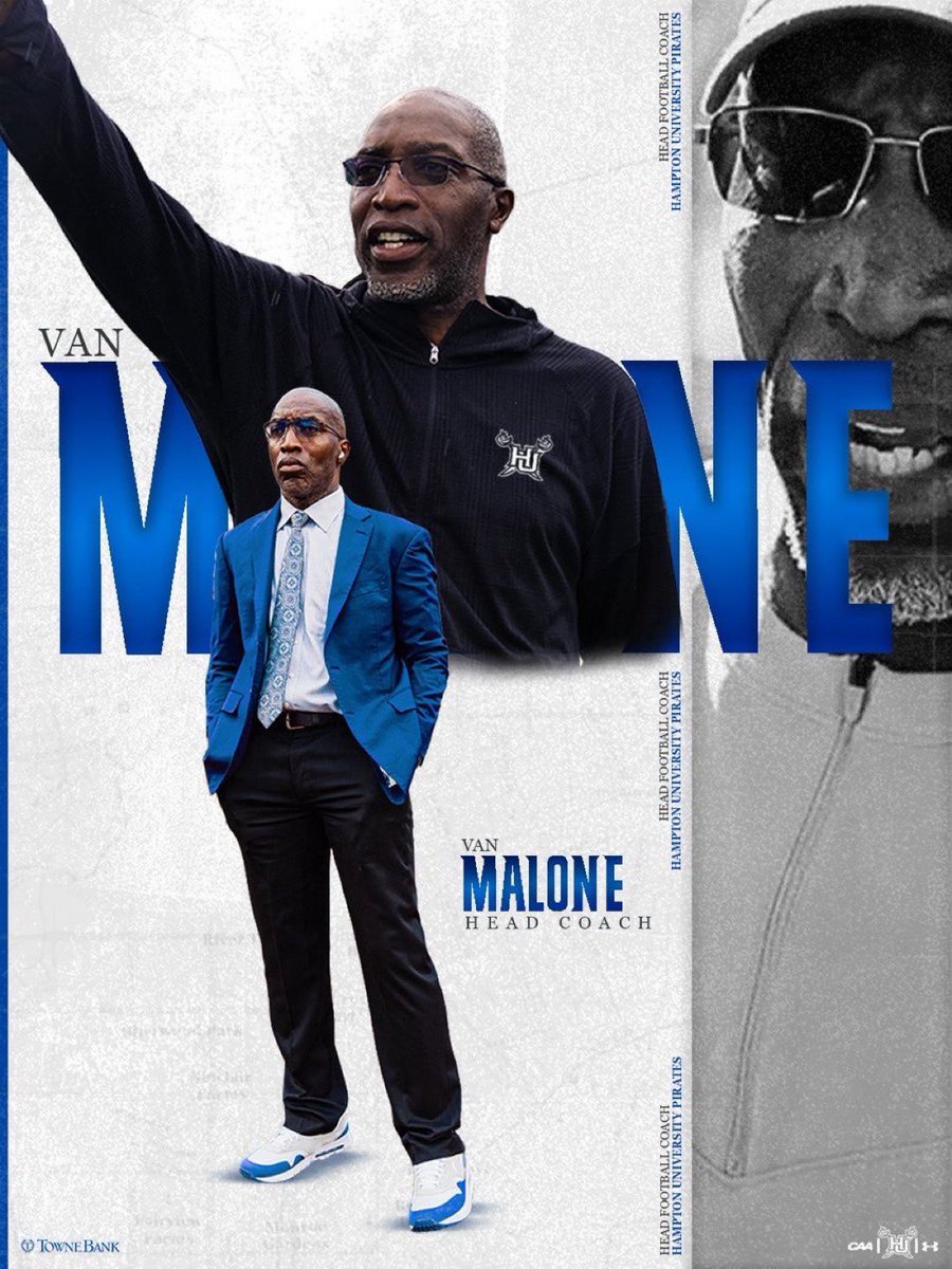 Hampton Head Coach Van B Malone tweet media