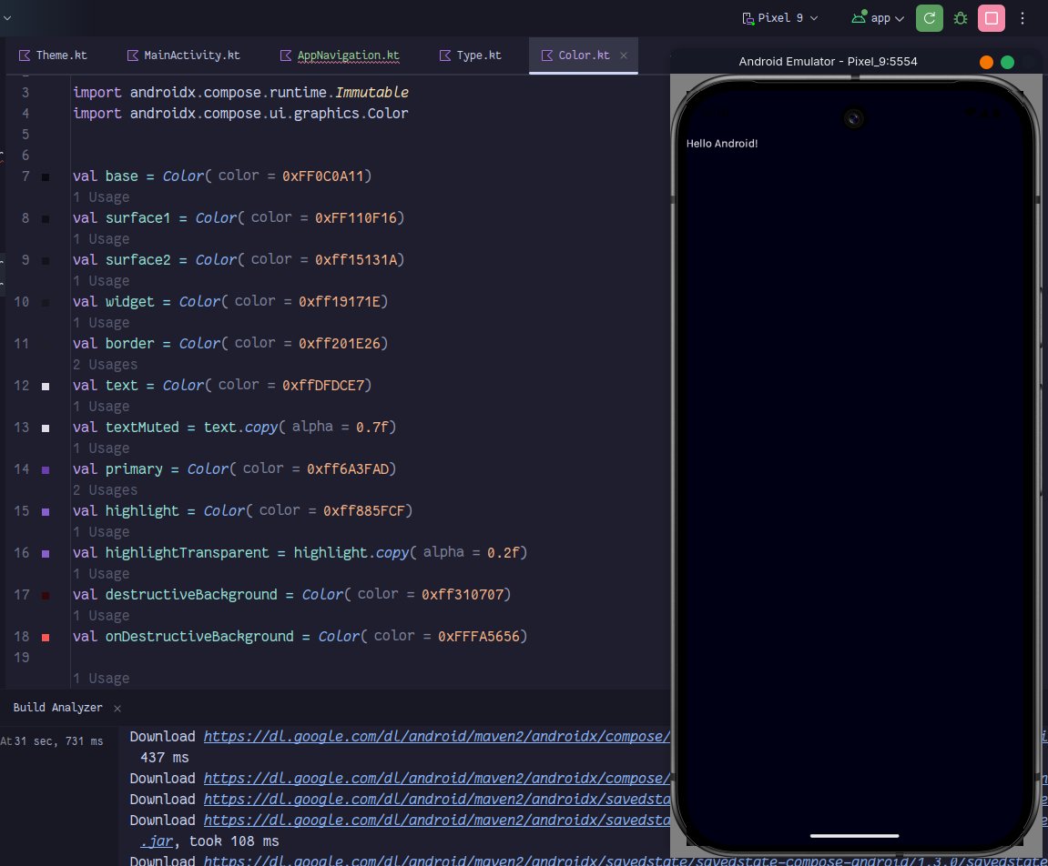 codingwithburak's tweet image. ✅tema figmadan kotline taşındı