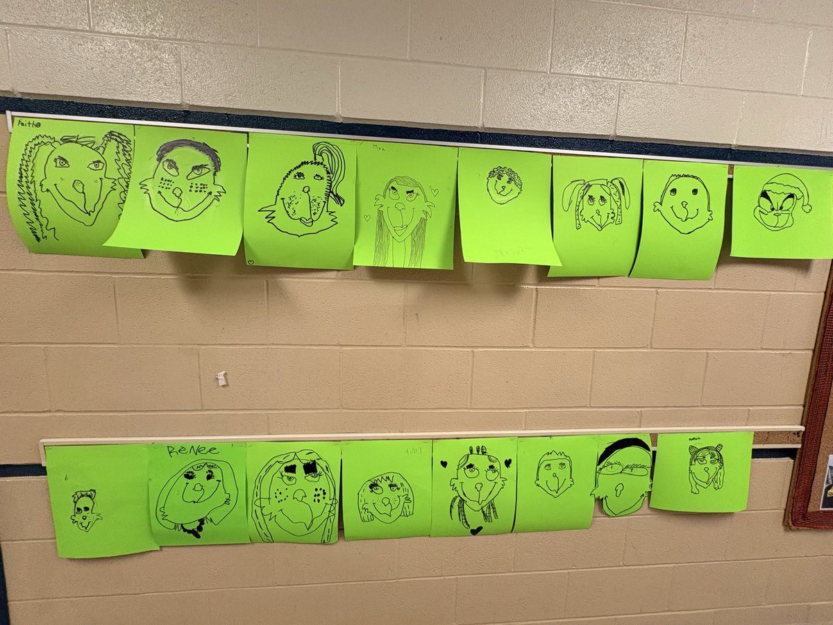 Grinch day! We started the day with a reading from the Grinch himself! We compared the book to the movie, wrote about what we would gift the grinch, created our own grinch trees and made grinch self portraits. Our hearts also grew 3 times bigger today 💚 <a href="/shcsparis/">Sacred Heart, Paris</a>