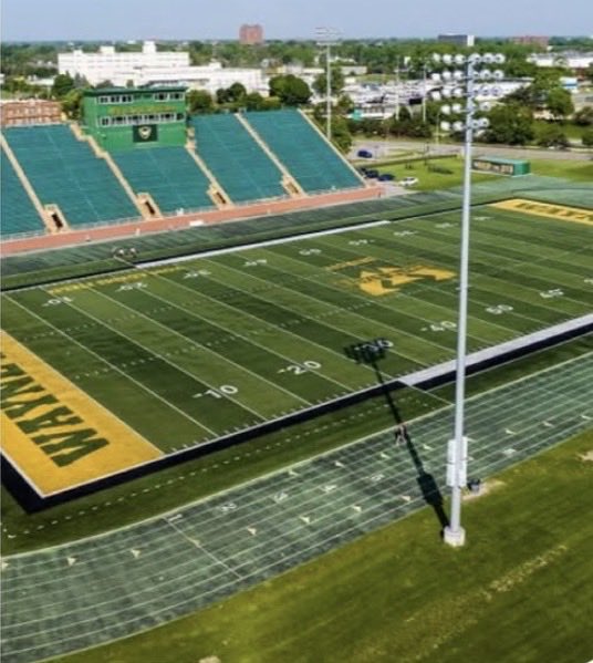 James_A_Brown78's tweet image. After a great conversation with @CoachGarland5 @REALWHEAT6 I’m blessed to receive an offer from Wayne State University! 
*1 Thessalonians 5:18*