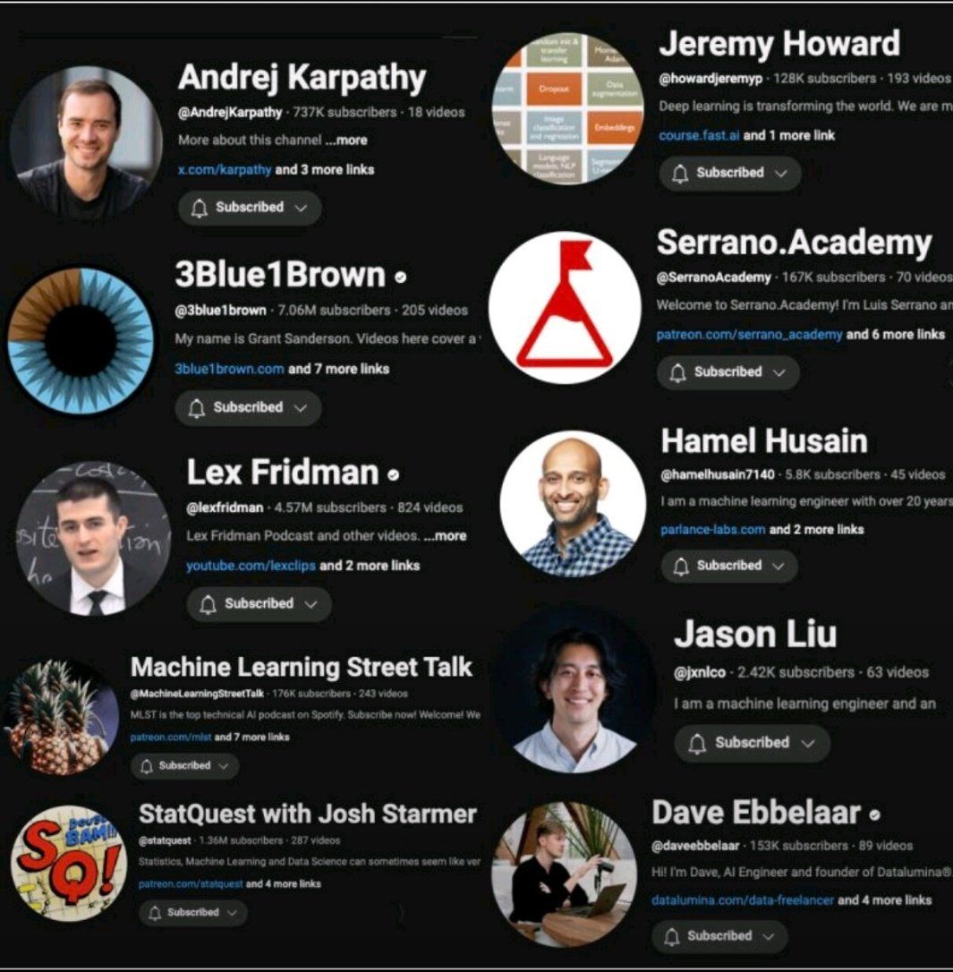 MRamirezCal's tweet image. The good thing about learning AI is that we have them: