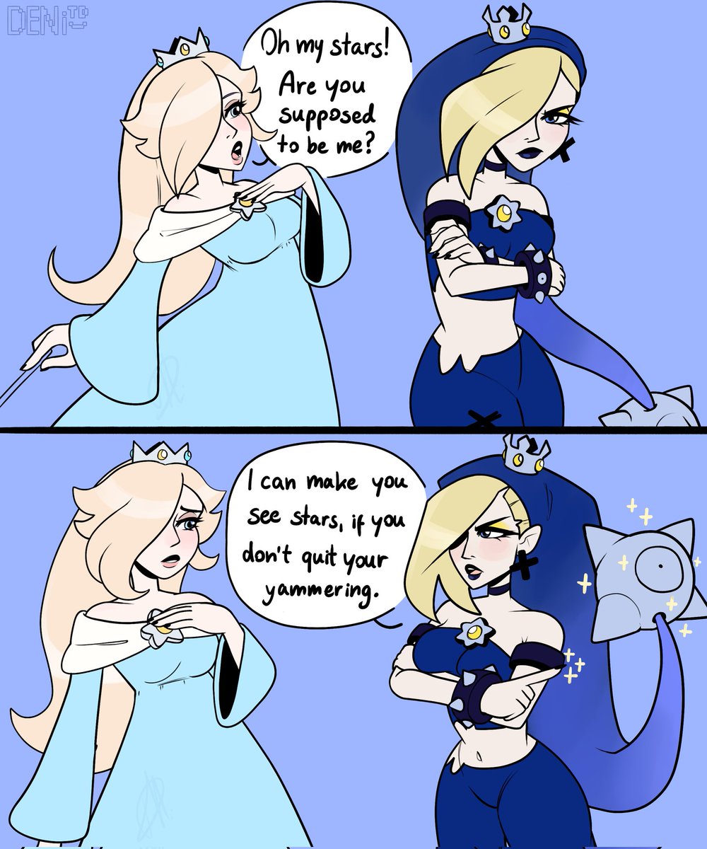 deniiTD's tweet photo. I don't think she's one for storytime 🌠

#nintendo #rosalina https://t.co/uTKUAUvbd7