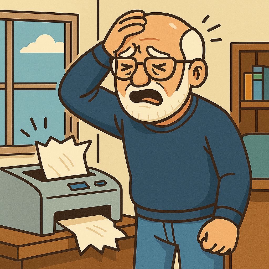 The office printer knows fear.
It only jams on deadline.

👉 What broke for you this week?

How did you overcome your challenge or stress?  Share your tips to help others.