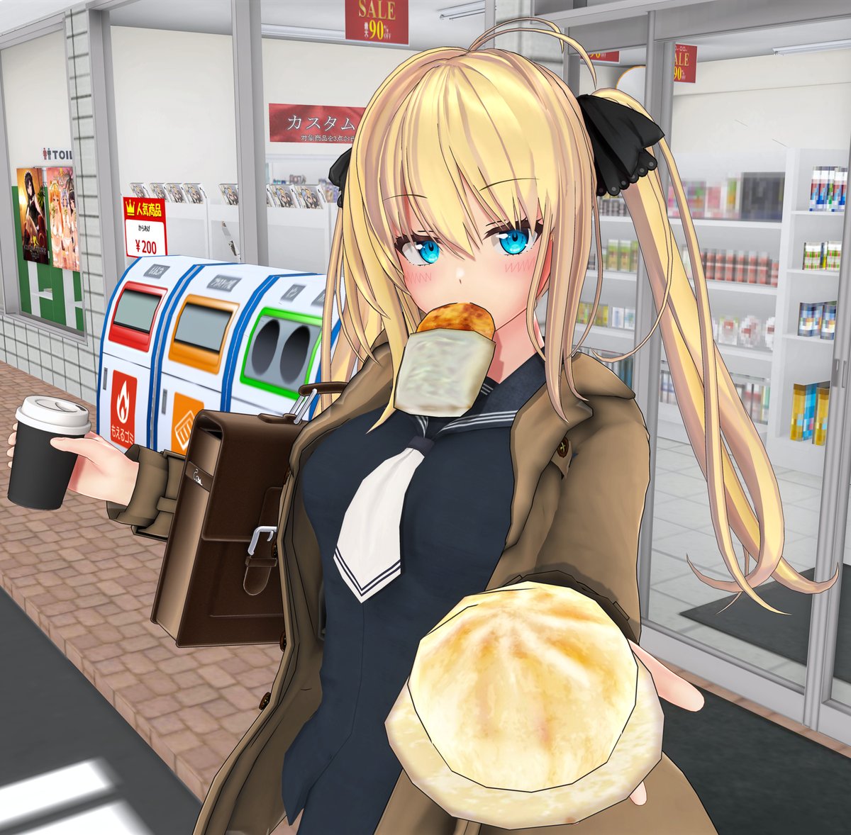 お題｢ツインテ」
 #cm3d版深夜の真剣エディット60分一本勝負 #COM3D2